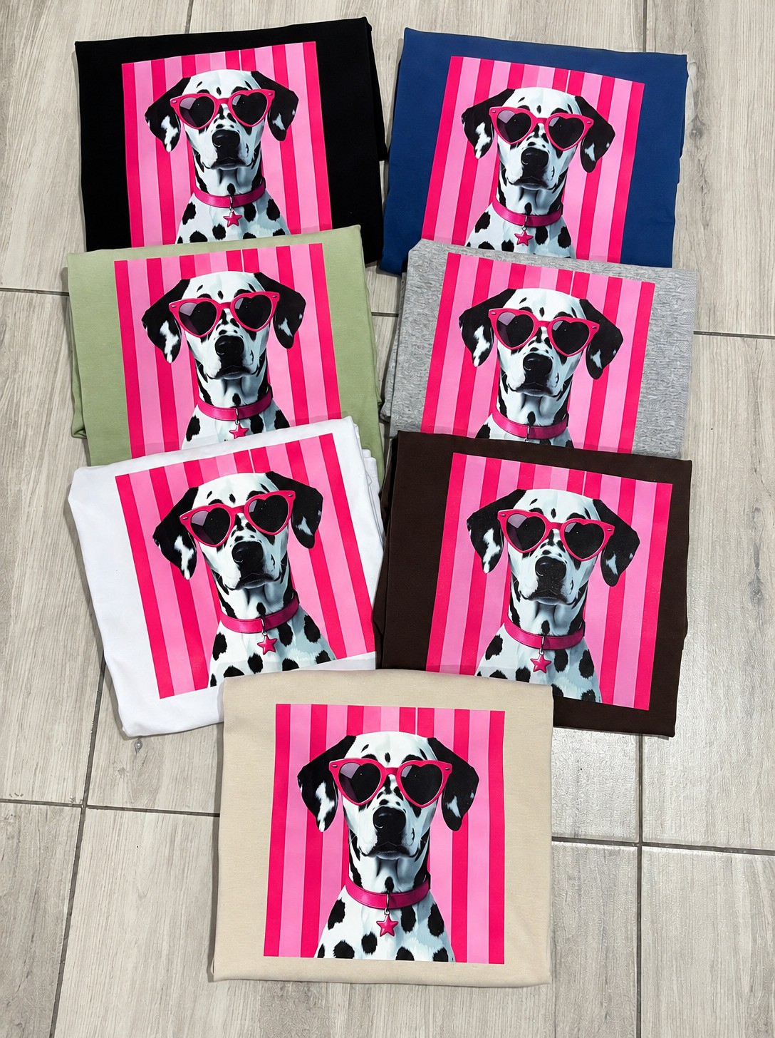 Remera Estampado Dálmata Algodón - Imagen 3