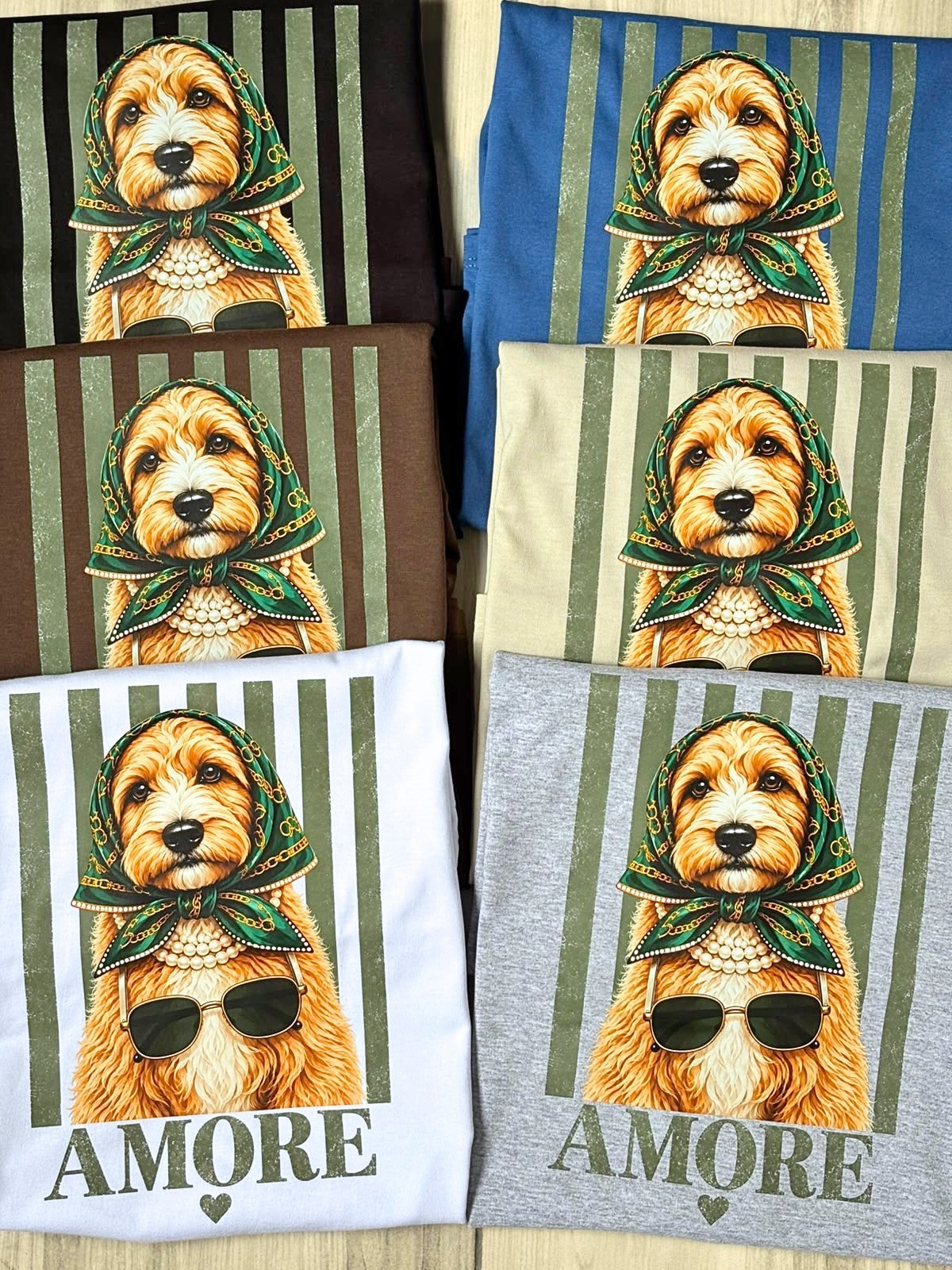 Remera Caniche Amore Algodón Premium - Imagen 3