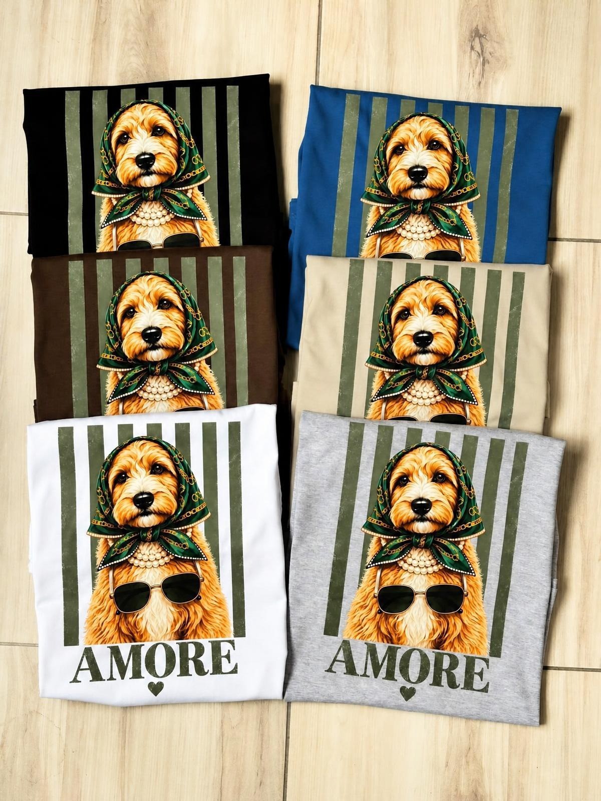 Remera Caniche Amore Algodón Premium - Imagen 4