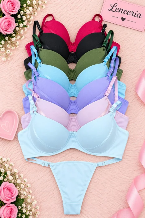 Conjunto Sof de Licra con Tira en el Medio