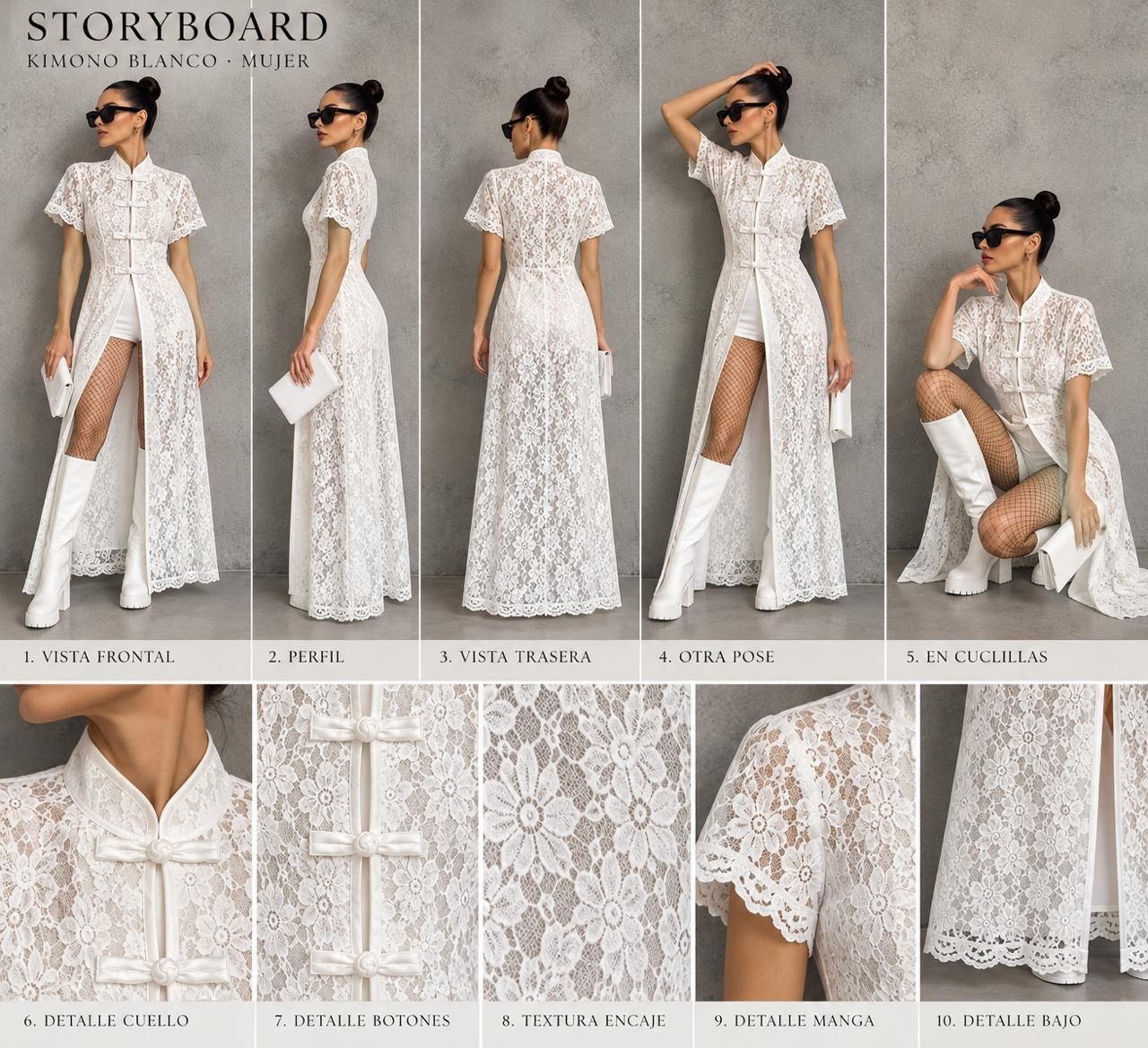 Kimono Encaje - Imagen 9