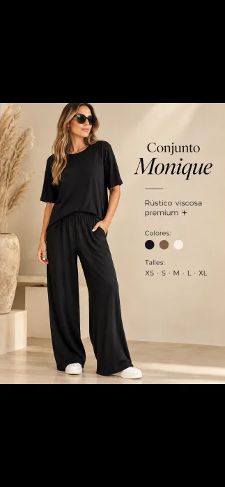 Conjunto Monique Rústico  Viscos