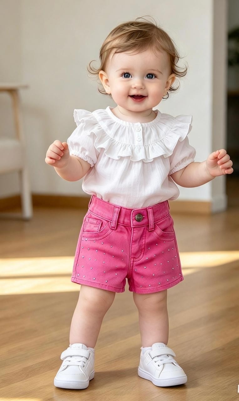 Ahort Beba Gabardina Brillos - Imagen 2