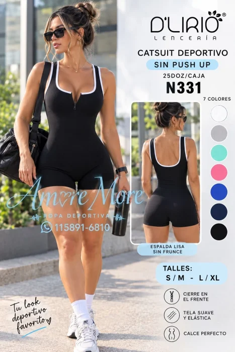 Catsuit sin Frunce D'lirio
