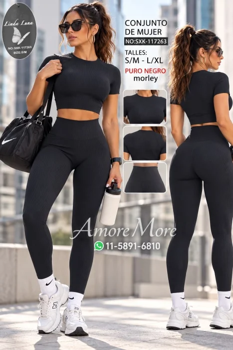 Conjunto Seamless sin Frunce