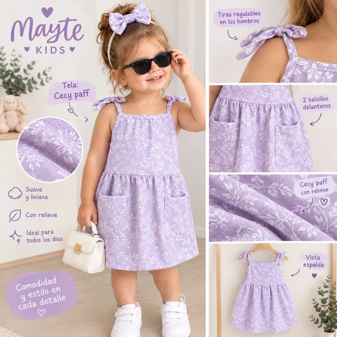 Vestido Cey Paff del 2 al 6 - Imagen 1