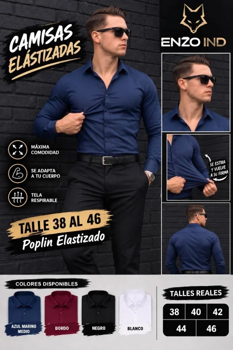 Camisa Elastizada