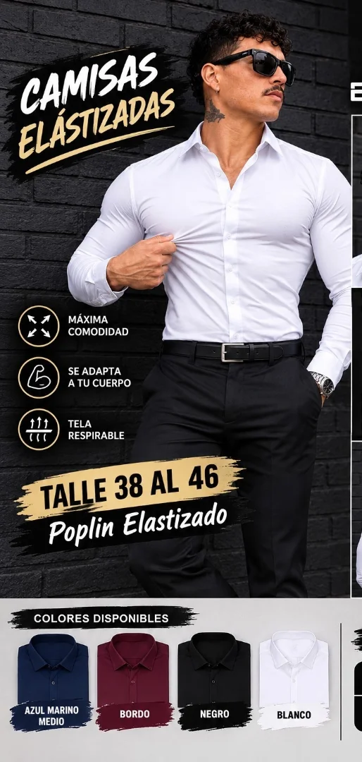 Camisa Lisa Slim Fit - Imagen 6