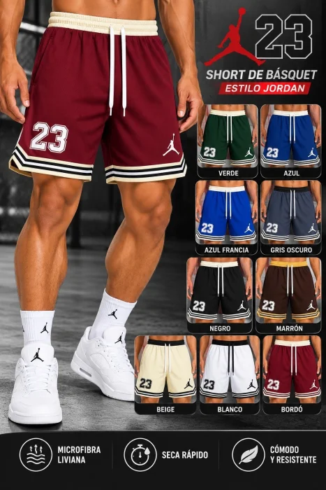 Short Deportivo de Básquet Deportivo W18