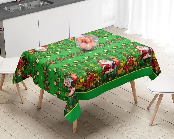 Mantel Ecocuero  Navideño
