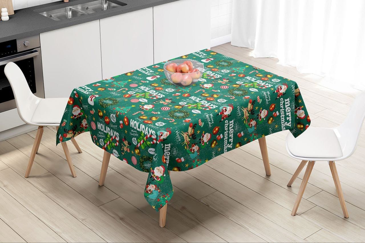 Mantel Ecocuero  Navideño - Imagen 3