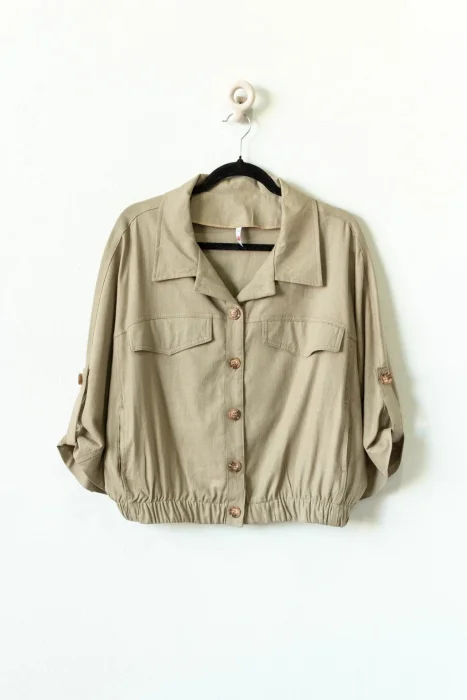 Chaqueta de Lino Talle Especial