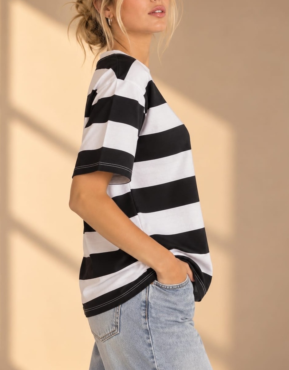 Remera Rayada Algon Peinado - Imagen 5