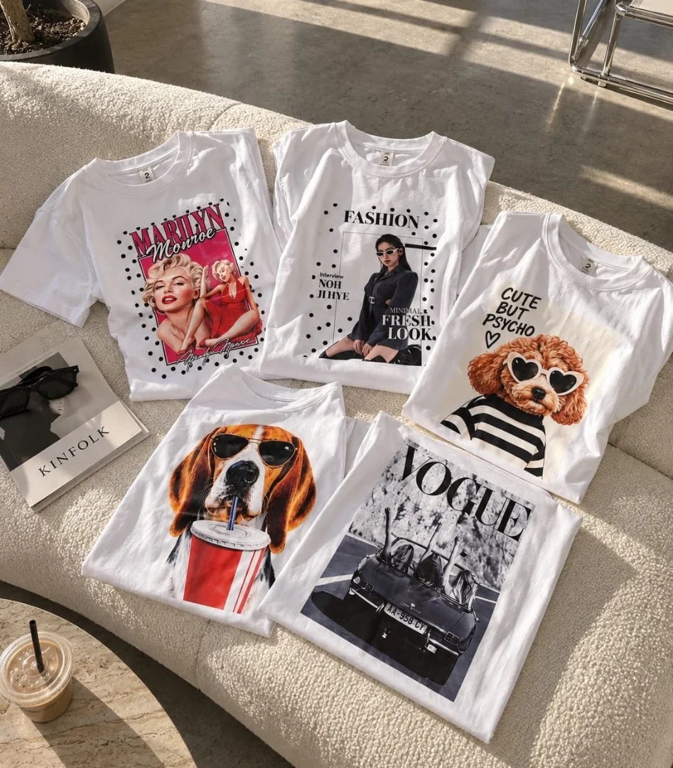 Remeras Algodon Estampadas - Imagen 3