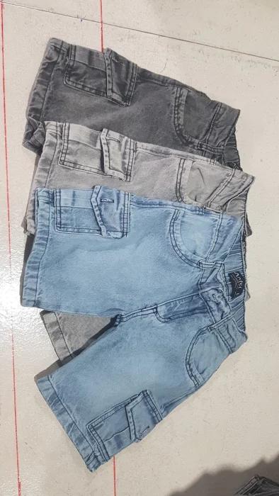 Bermudas Cargo Jeans