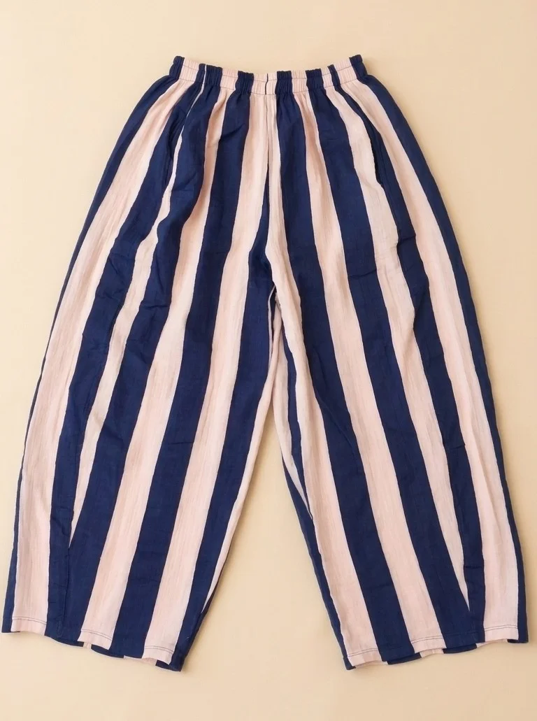 Pantalon Crep Rayado - Imagen 3