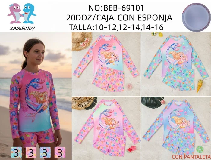 Malla Uv Niña T. 10 al 16