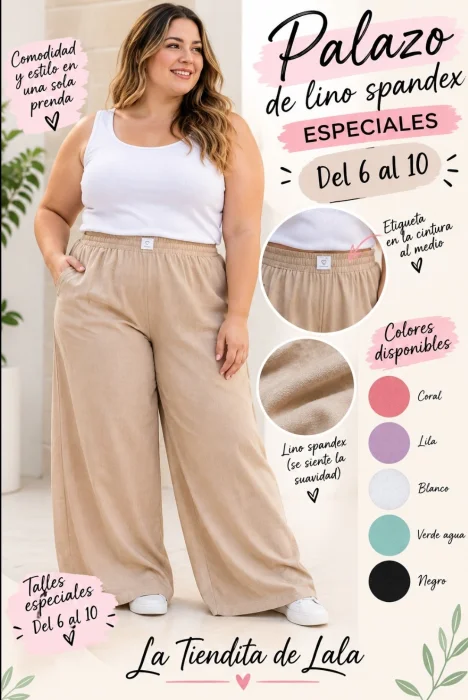 Palazo Lino Especiales   6 al 10