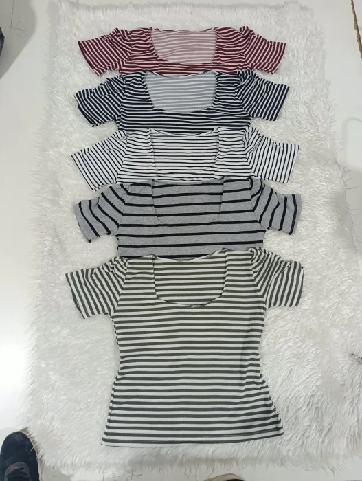 Remeras de Micromorley Rallado  3 Modelos Diferentes