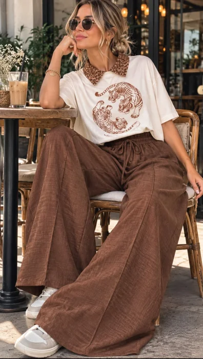 Pantalon Lino