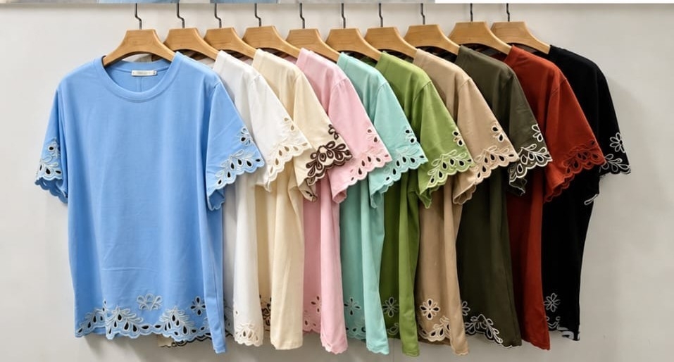 Remera Especial con Bordado Importada - Imagen 3