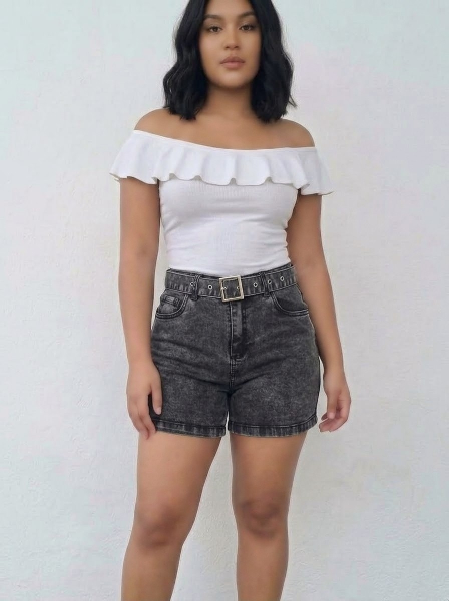 Short con Cinto Elastizado - Imagen 2