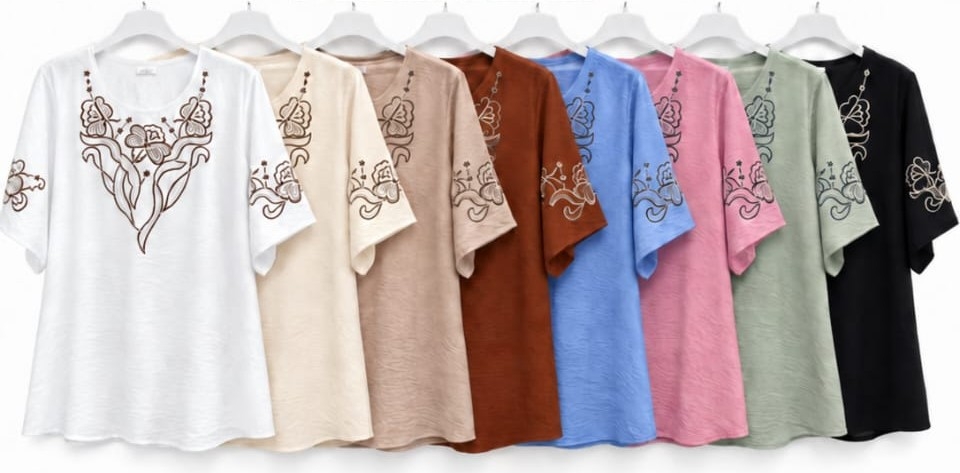Blusa Especial de Lino Importada - Imagen 3