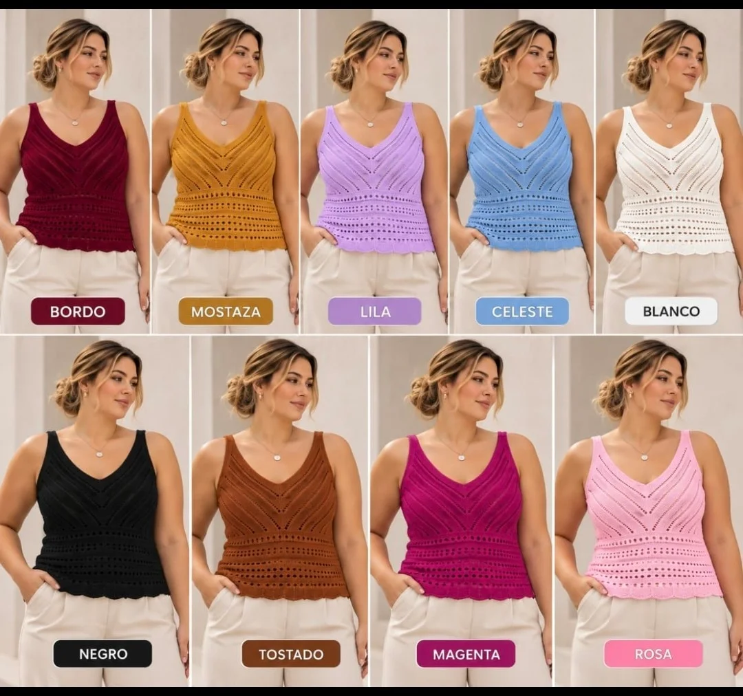 Musculosa de Hilo de Acrílico - Imagen 1