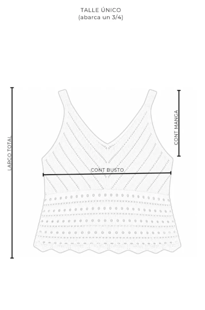 Musculosa de Hilo de Acrílico - Imagen 2