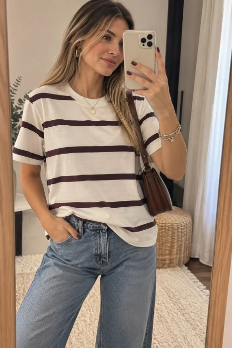 Remera Rayada Algodon