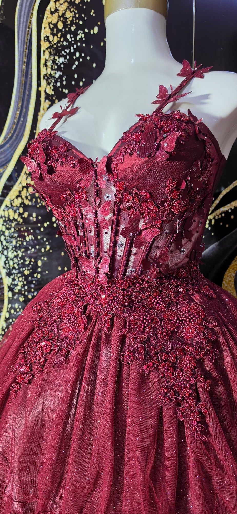 Vestido de 15 de 3 Piezas en Bordo - Imagen 2