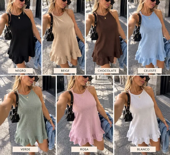 Vestido Volados