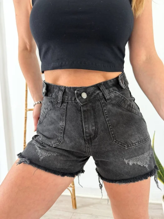 Short Jeans con Regulador