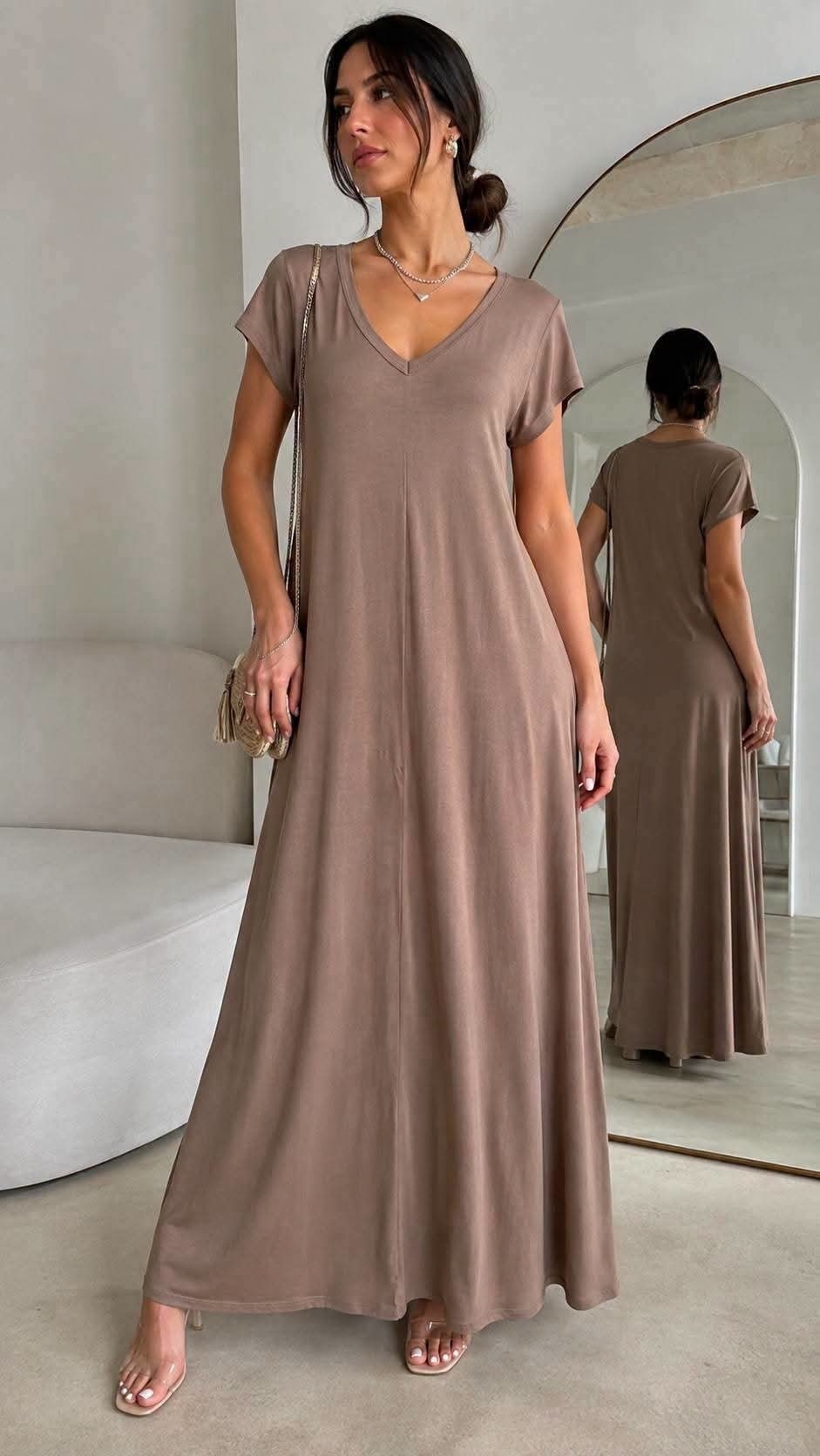 Vestido Largo con Bolsillos - Imagen 2