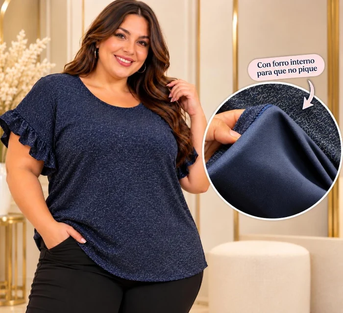 Blusa Lurex