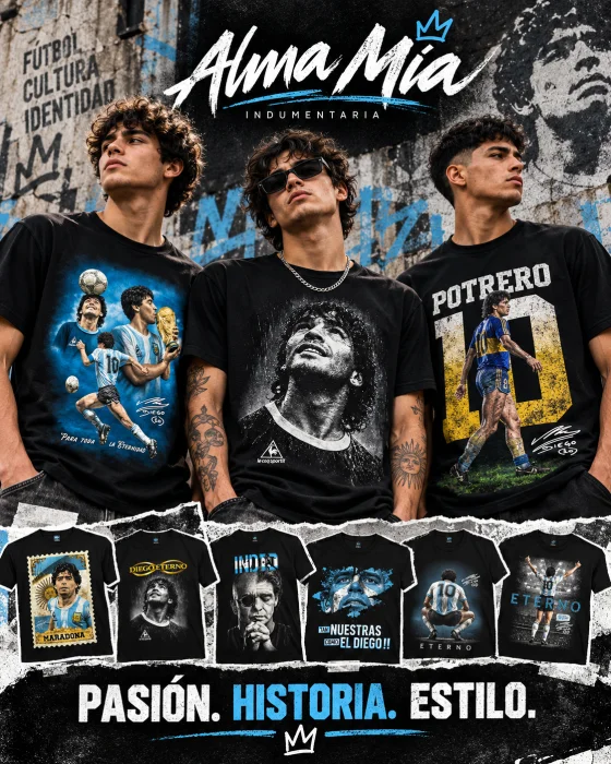 Diego Maradona - Alma Mía | Remeras con Estilo y Personalidad