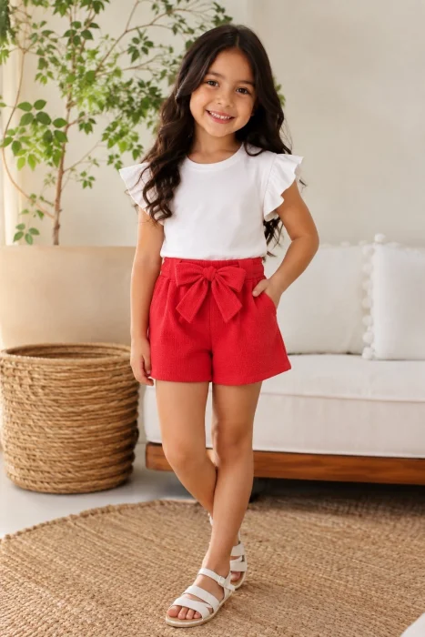 Short  de  Nenas con Lazo