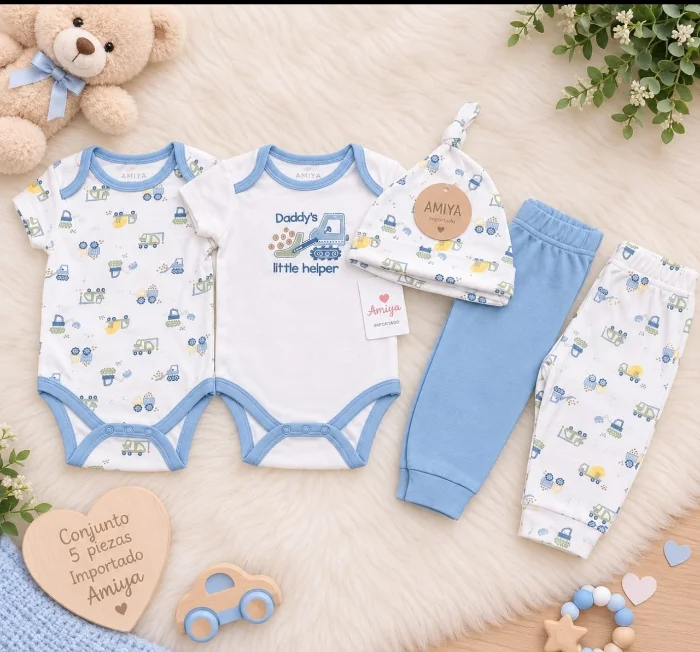 Conjunto 5 Piezas Importado Amiya