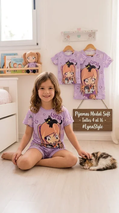 Pijama Lina Mandarina
