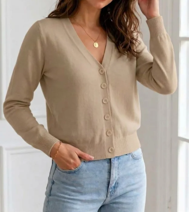 Cardigan Liso Bremer