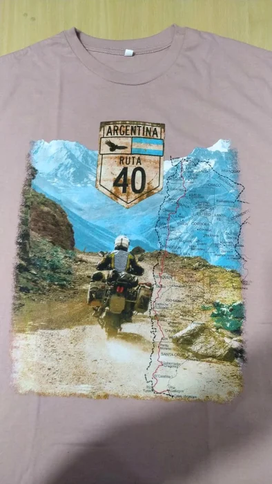 Ruta 40 con Moto  - Alma Mía | Remeras con Estilo y Personalidad