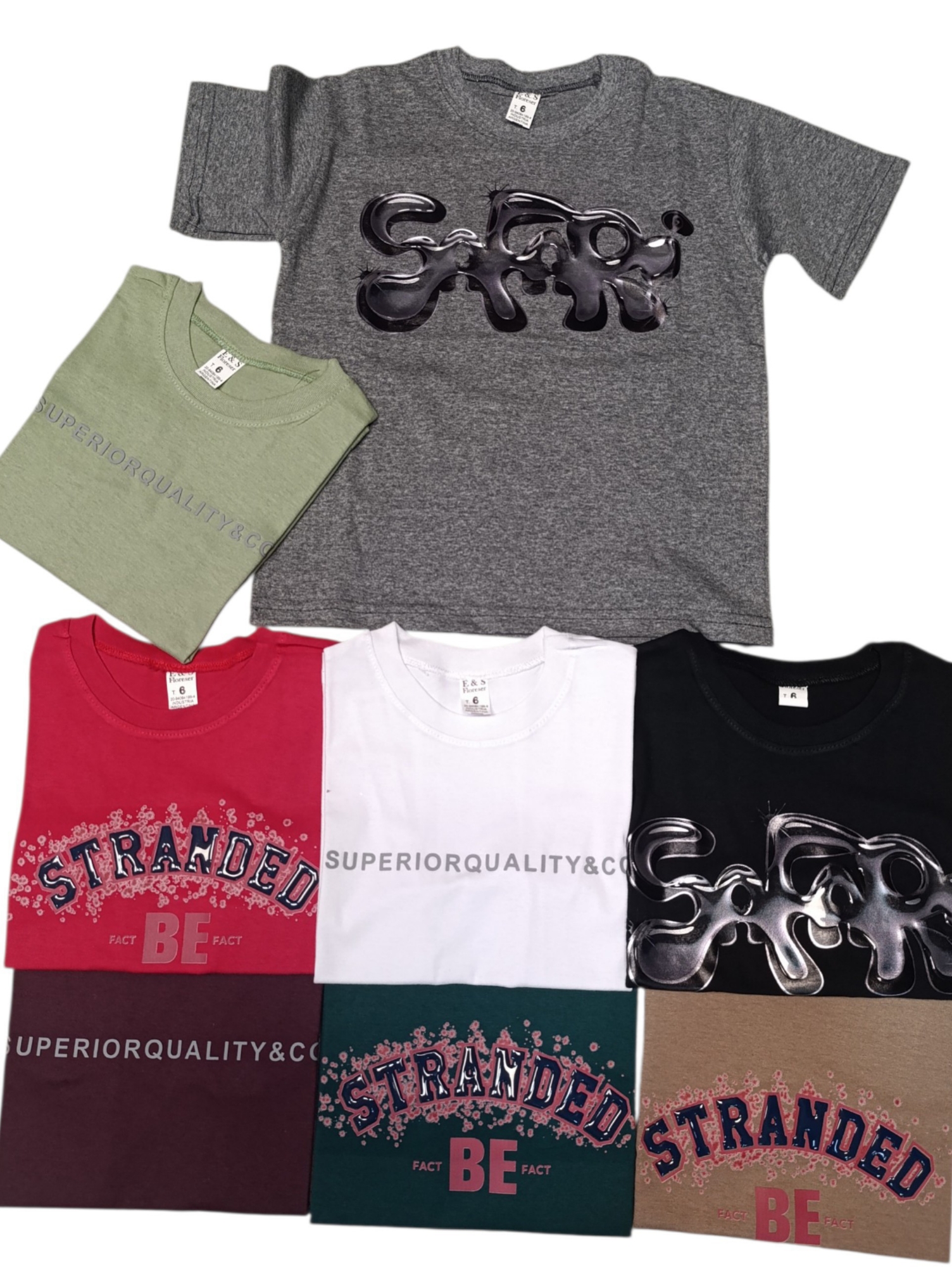 Remeras Oversise Niños con Relieve 3d - Imagen 3