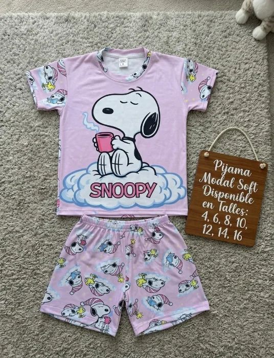Pijama Snoopy Modal Soft