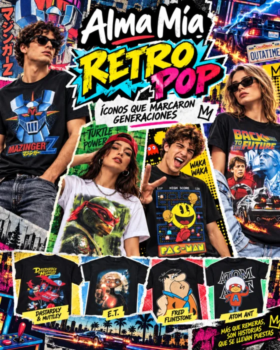 Colección Retro Pop - Alma Mía | Remeras con Estilo y Personalidad