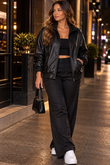 Chaqueta Cuerina Grande