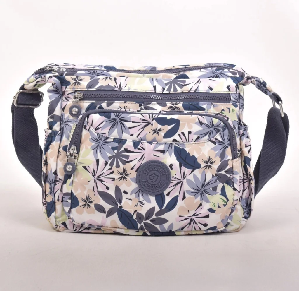 Bolso Estampado Flores Impermeable - Imagen 2