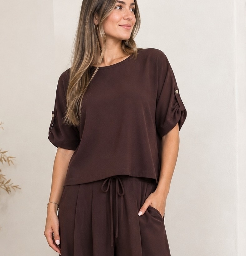 Blusa Cey C/botón Manga - Imagen 2