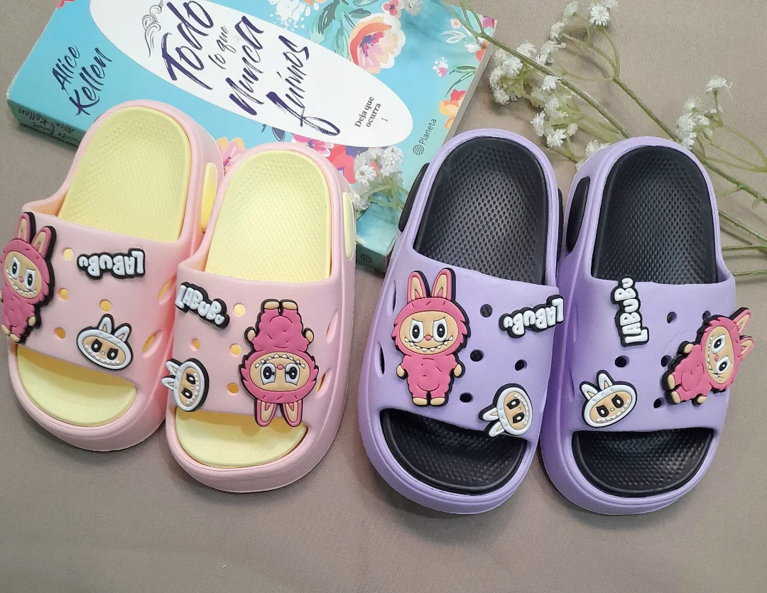 Chanclas Labubu 24a29 Importada Livianos - Imagen 2
