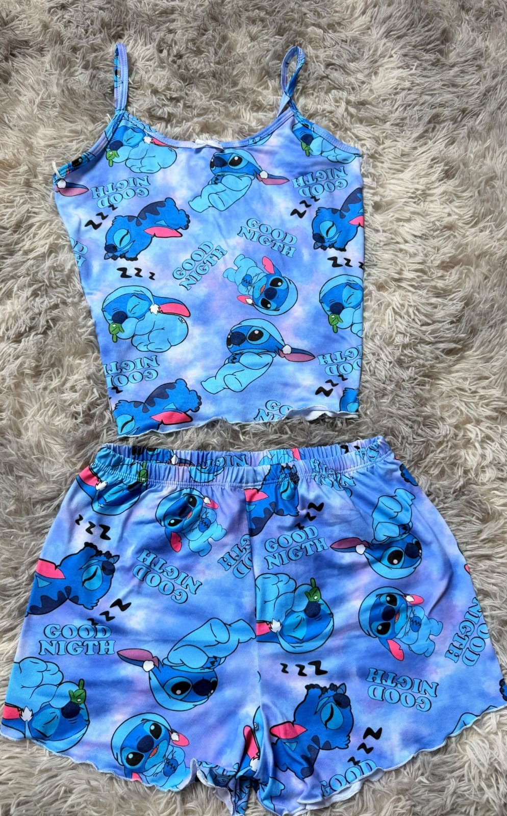 Pijama Conjunto 2 Piezas Gruñoncito, Stitch, Chicas Superpoderosas - Imagen 3
