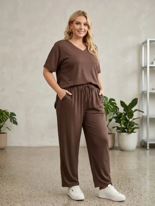 Conjunto Wafle Viscosa Talles Grandes